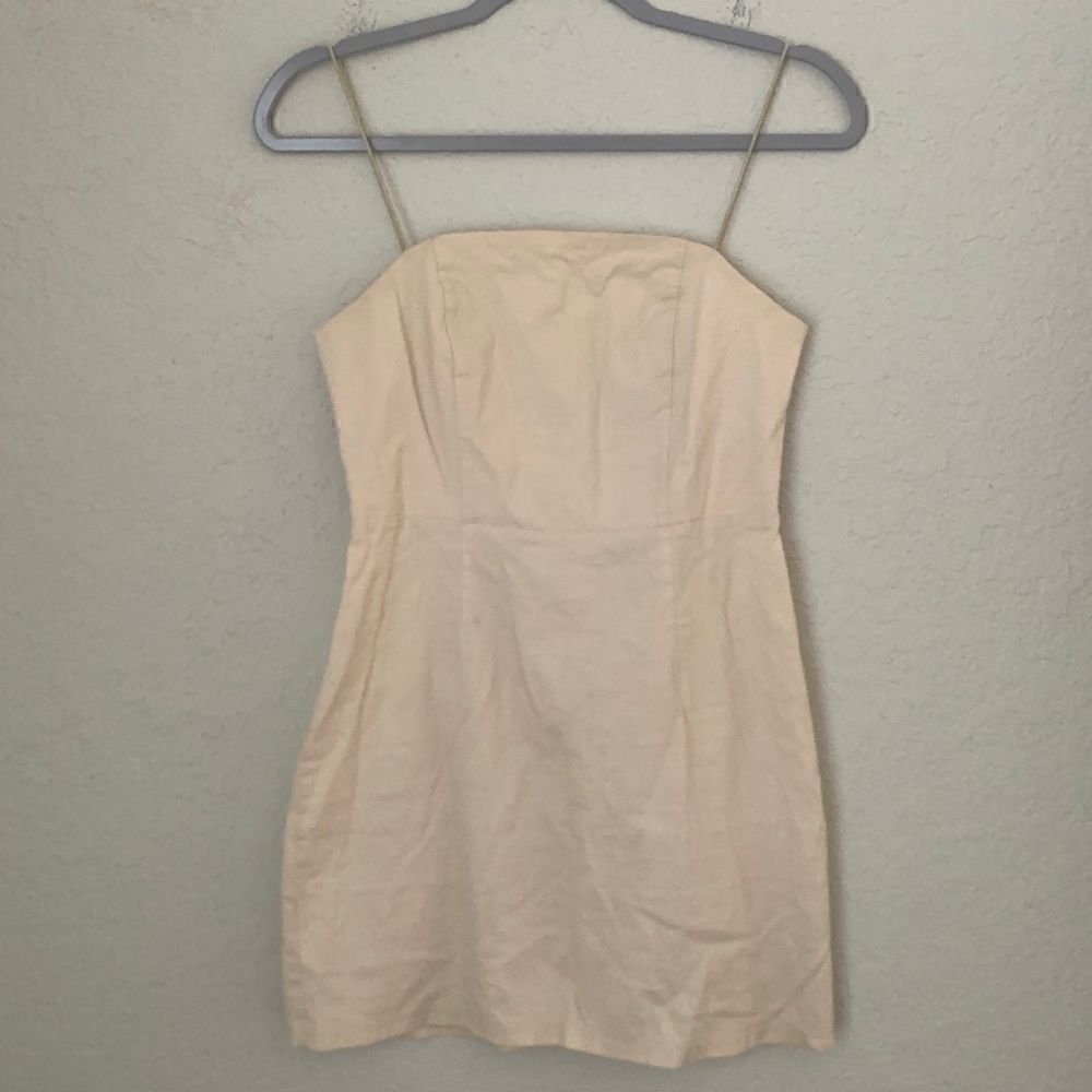 Urban Outfitters Stretch Linen Mini Dress Size 6